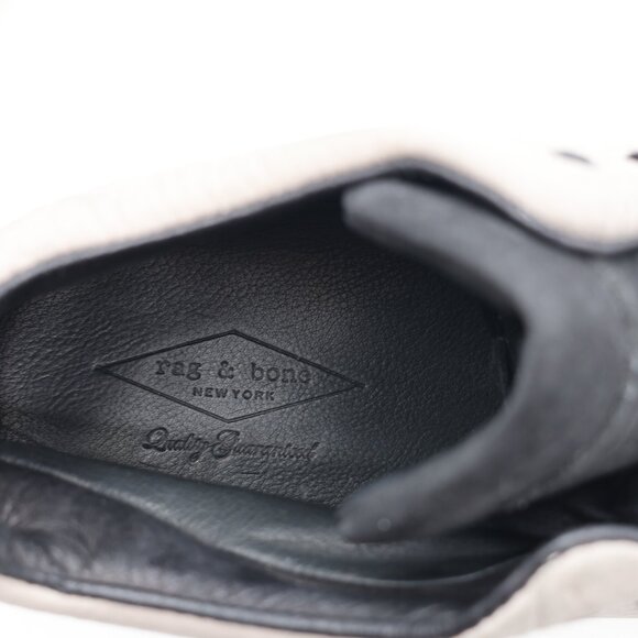 Rag & Bone Kent Black/Grey Leather Sneakers Men\'s Size EU 46 Casual Shoes main image 10